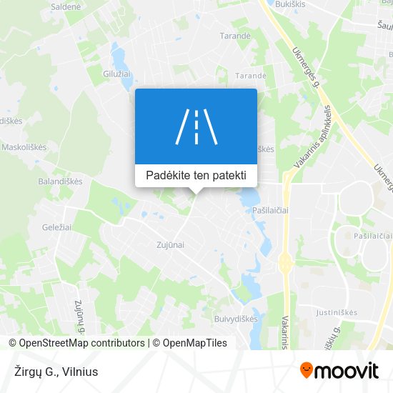 Žirgų G. žemėlapis