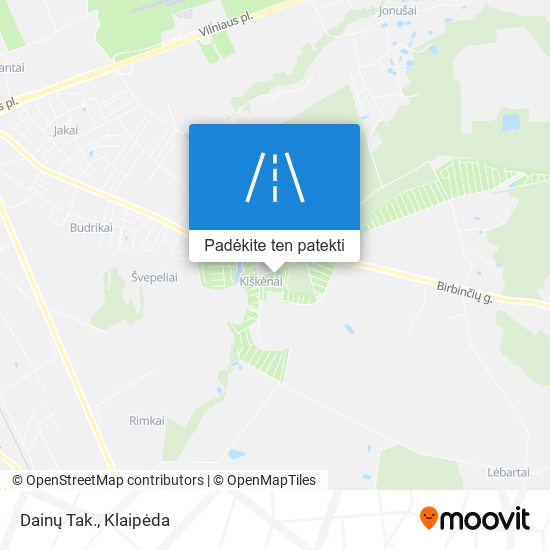 Dainų Tak. žemėlapis