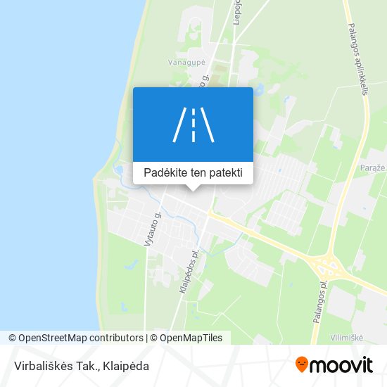 Virbališkės Tak. žemėlapis