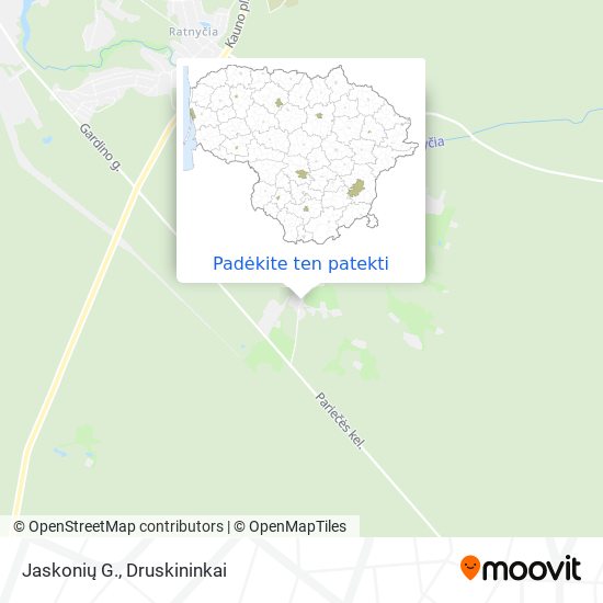 Jaskonių G. žemėlapis