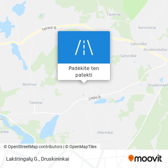 Lakštingalų G. žemėlapis