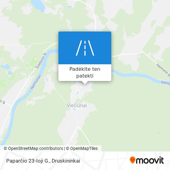 Paparčio 23-Ioji G. žemėlapis